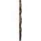 Ekena Millwork Peralta Ceiling Medallion (Canopies up to 4 5/8"), 17 3/4"OD x 3 1/8"ID x 1"P, Root Beer Crackle CM17PERBC - alternate 3